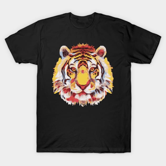 Tiger Art T-Shirt by valsymot